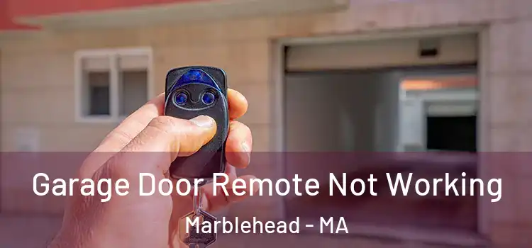  Garage Door Remote Not Working Marblehead - MA