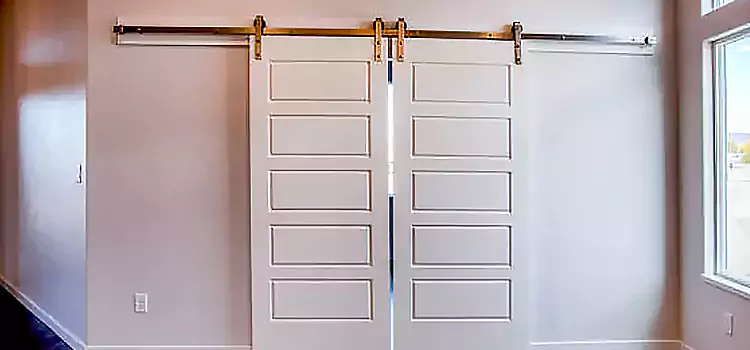 Glass Barn Door with Installation Hardware Kit Marblehead
