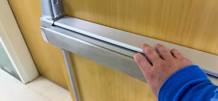 Installing a Push Bar on a Door Marblehead